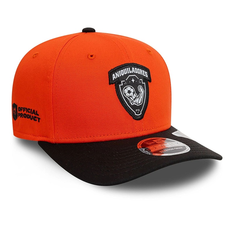 Anquiladores FC Kings League Draft Orange 9SEVENTY Stretch Snap Adjustable Cap