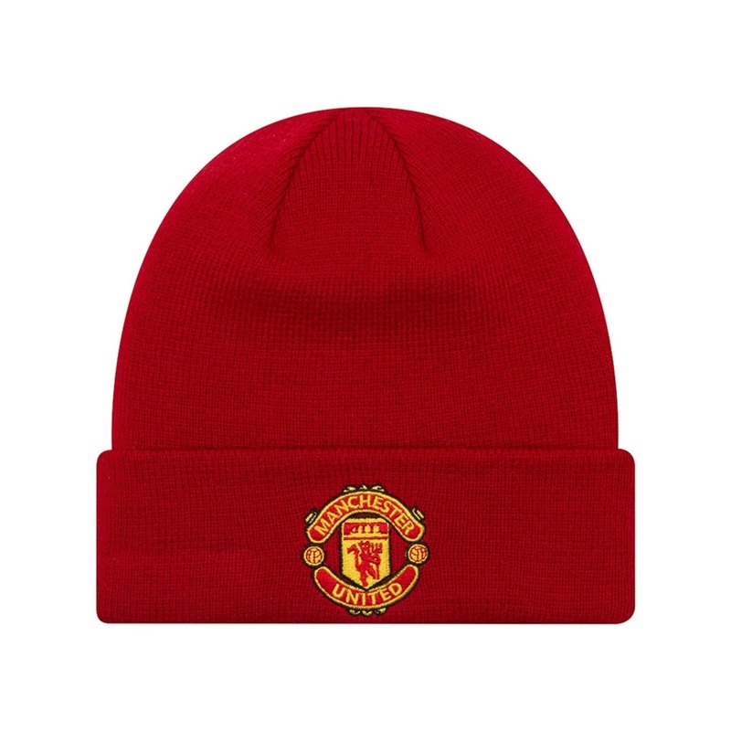 Manchester United FC Youth Red Cuff Knit Beanie Hat