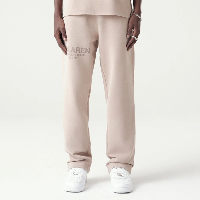 McLaren Racing Washed Pack Beige Straight Leg Joggers
