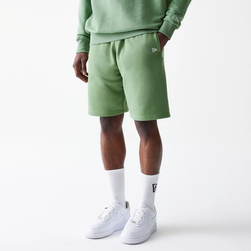 New Era Essential Green Oversized Shorts