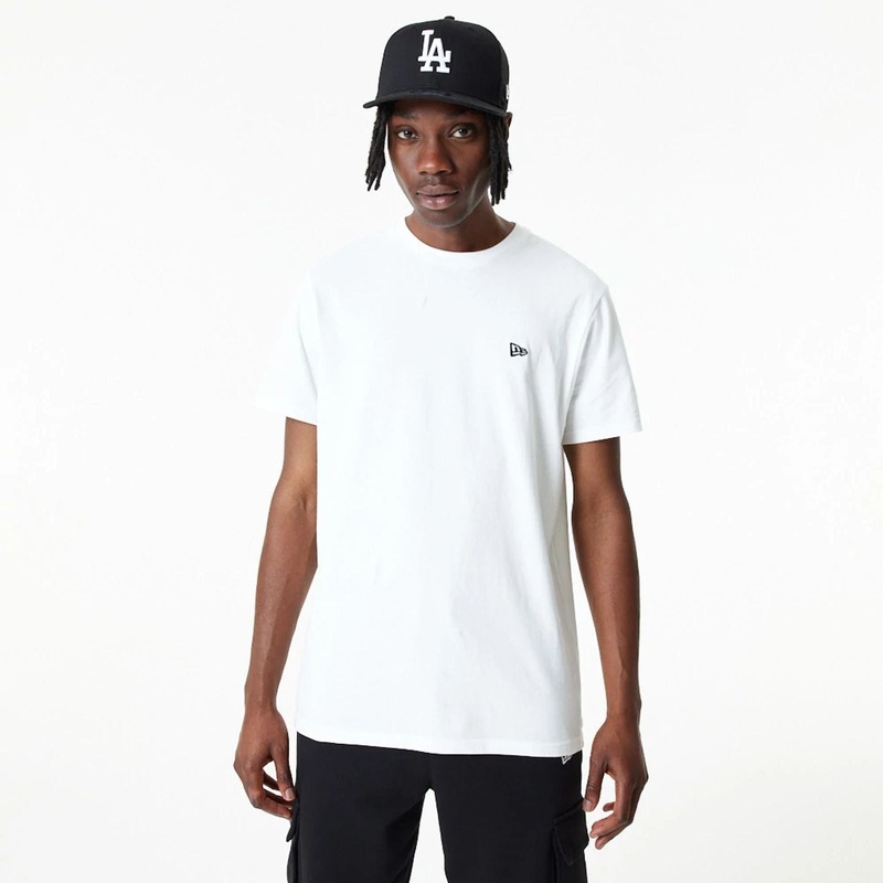 New Era Essential Plain White T-Shirt