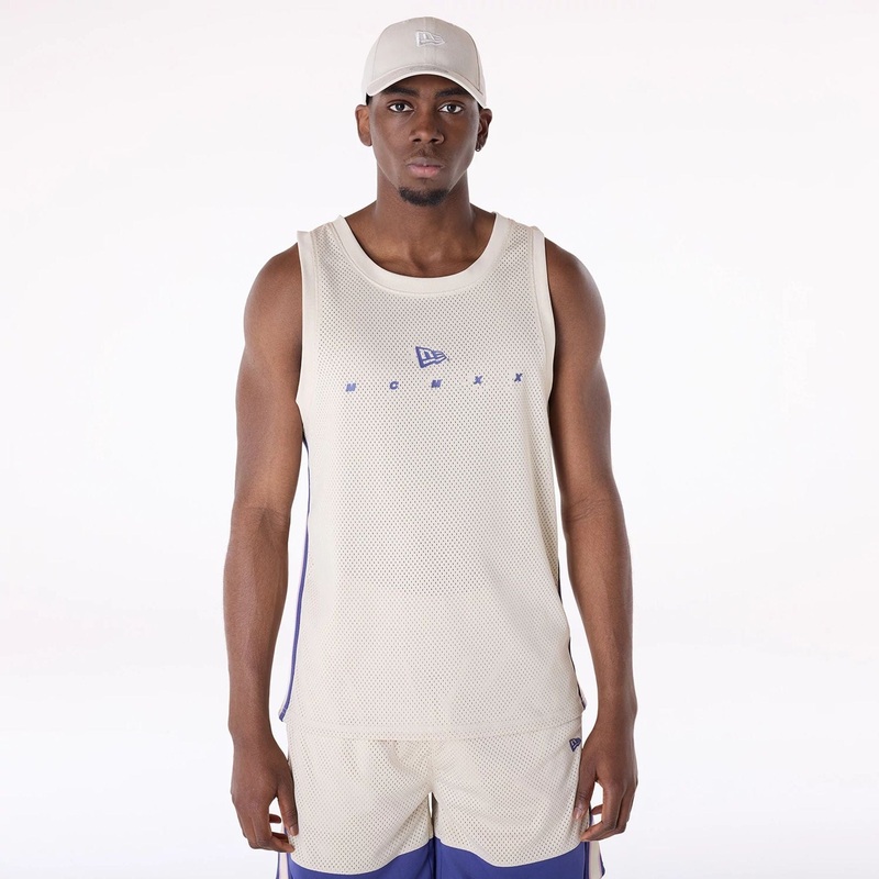 New Era Mesh Cream Vest