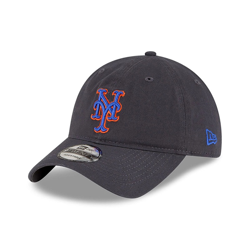 New York Mets MLB Core Classic Dark Grey 9TWENTY Adjustable Cap