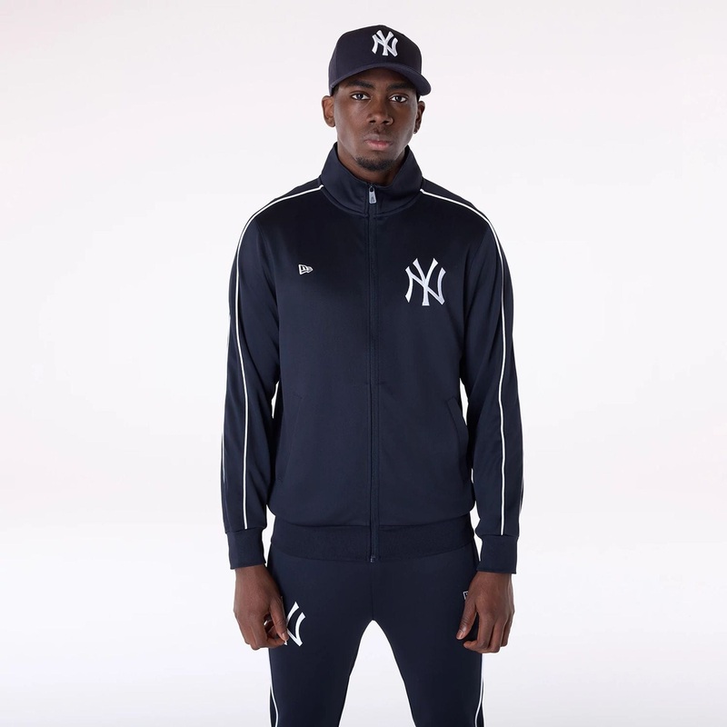 New York Yankees MLB Track Top Navy Track Jacket