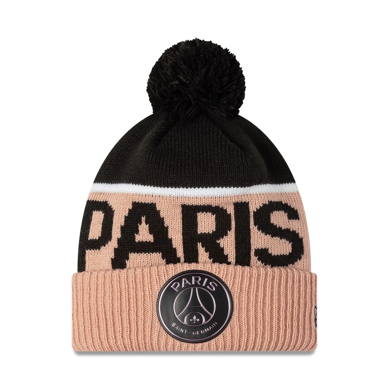 Paris Saint-Germain Pastel Pink Sport Knit Beanie Hat