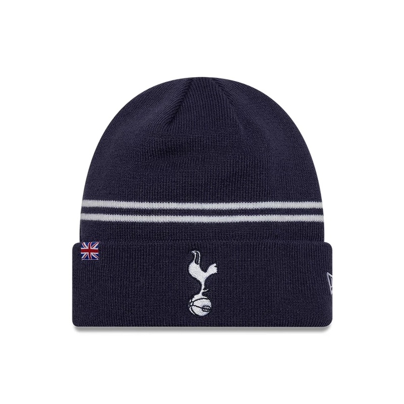 Tottenham Hotspur FC Flagged Navy Cuff Knit Beanie Hat