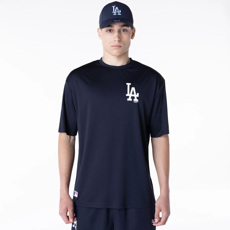 LA Dodgers League Essential Navy T-Shirt