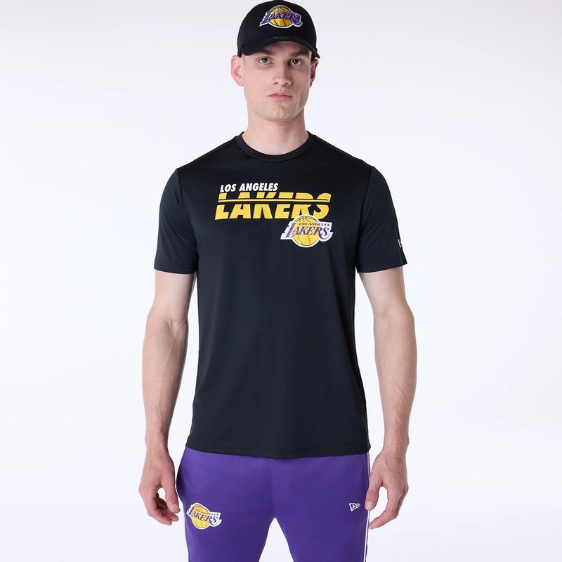 LA Lakers NBA Essentials Black T-Shirt