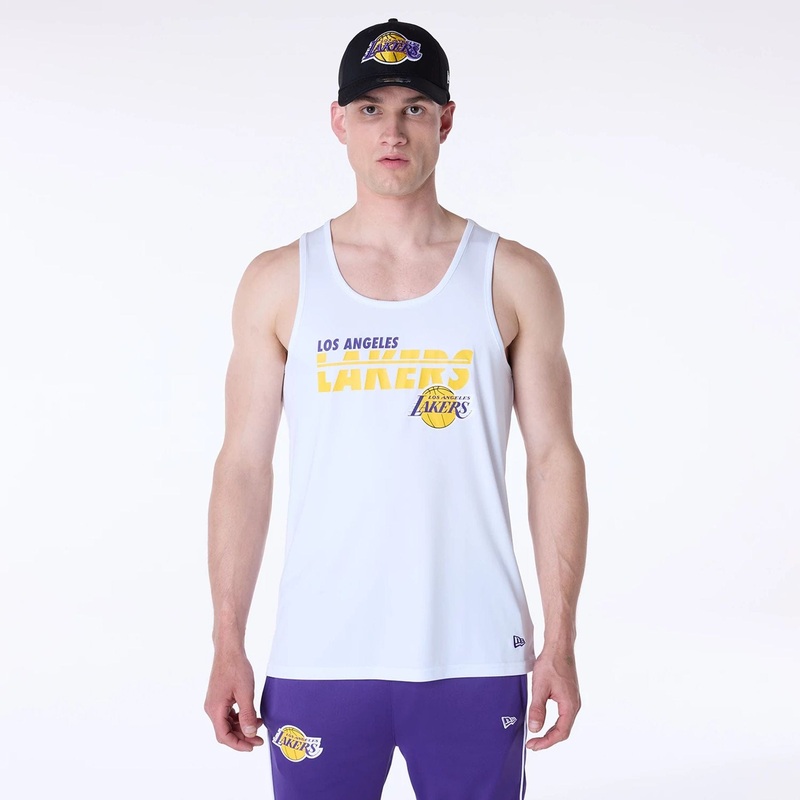 LA Lakers NBA Essentials White Vest