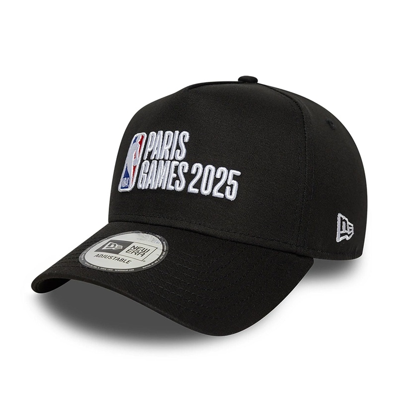 NBA Paris Games 2025 Black 9FORTY E-Frame Adjustable Cap