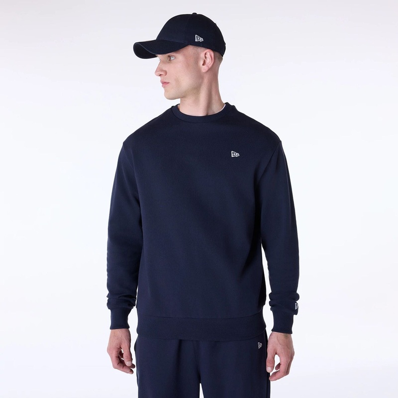 New Era Essential Navy Crew Neck Sweater