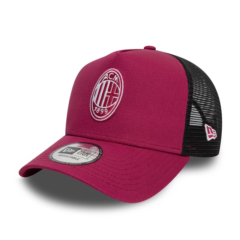 AC Milan Seasonal Dark Red 9FORTY A-Frame Trucker Adjustable Cap