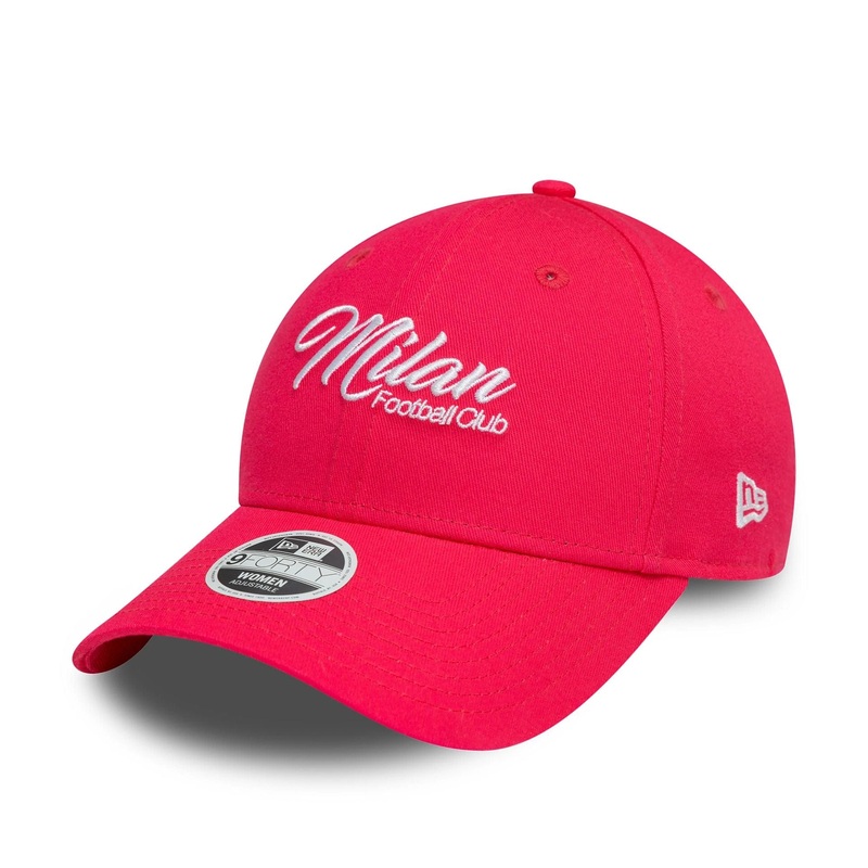 AC Milan Womens Wordmark Bright Pink 9FORTY Adjustable Cap