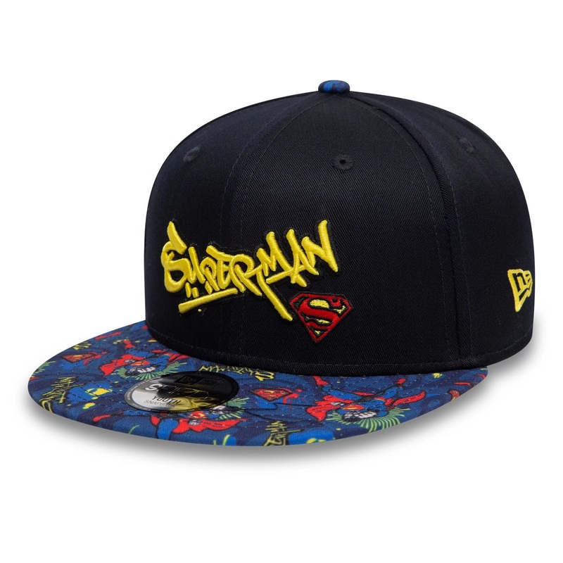 Child DC Superman Navy 9FIFTY Snapback Adjustable Cap