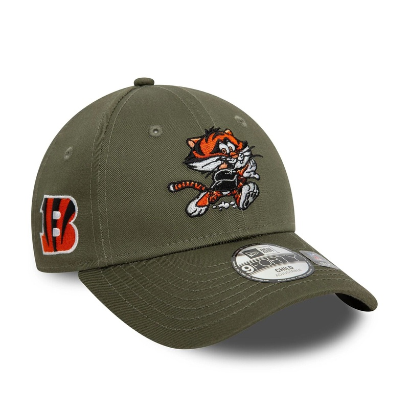 Cincinnati Bengals Child NFL Mascot Green 9FORTY Adjustable Cap