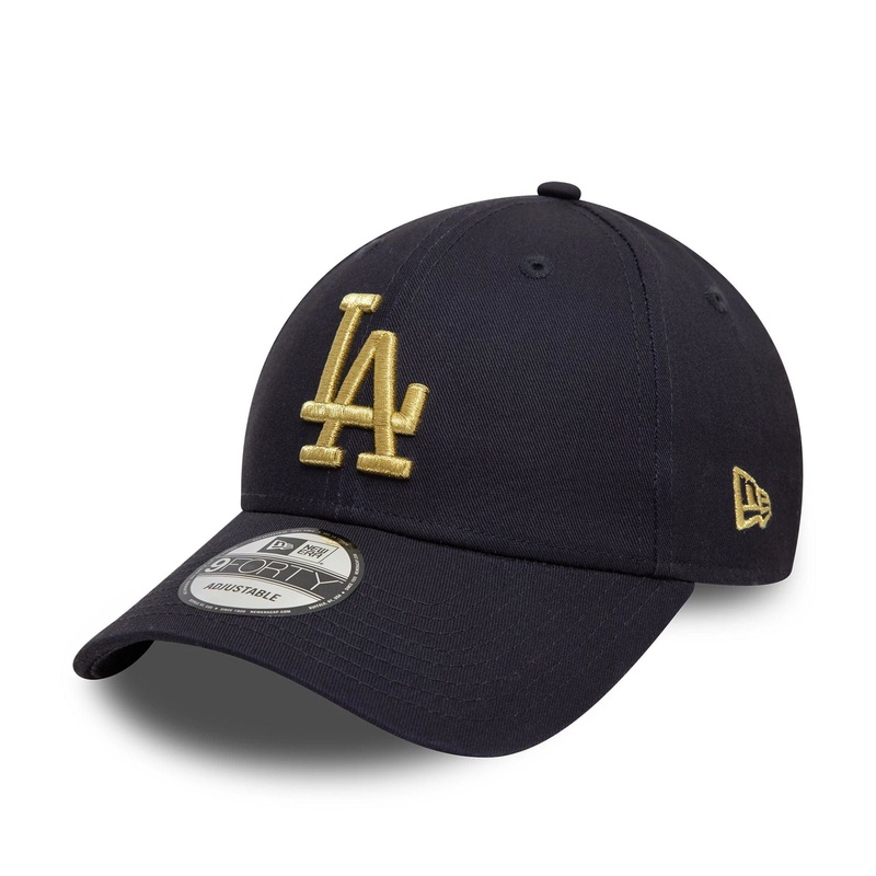 LA Dodgers Metallic Navy 9FORTY Adjustable Cap