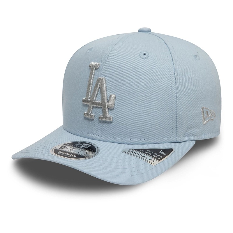 LA Dodgers Metallic Pastel Blue 9FIFTY Original Fit Snapback Adjustable Cap