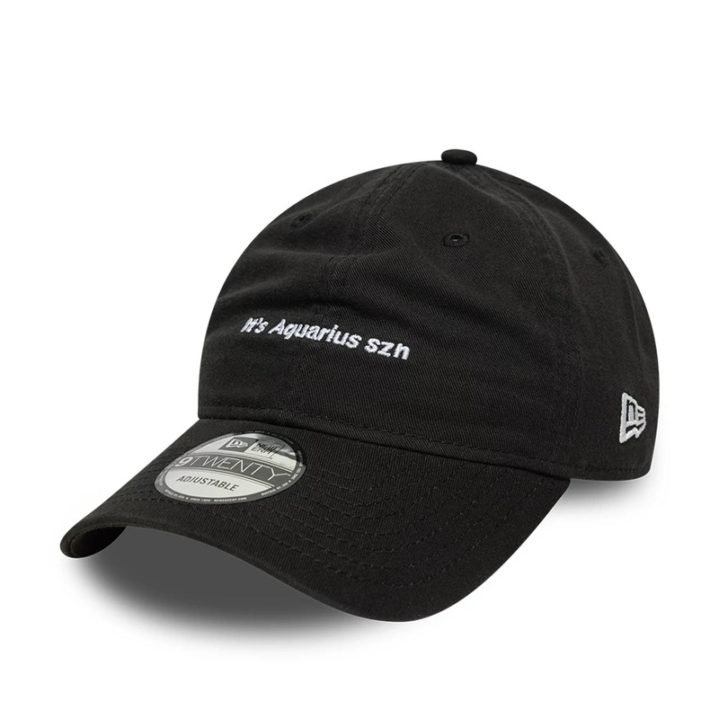New Era Zodiac Aquarius Black 9TWENTY Adjustable Cap