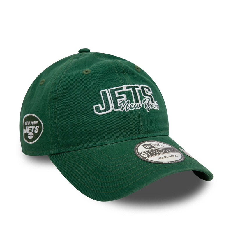 New York Jets NFL Script Green 9TWENTY Adjustable Cap