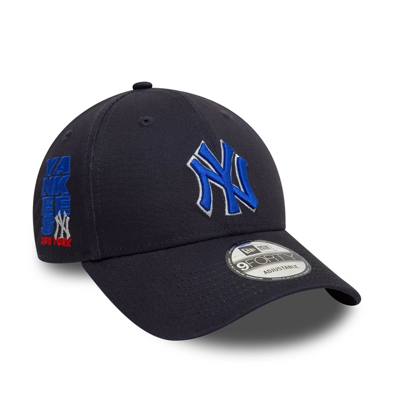 New York Yankees Side Patch Navy 9FORTY Adjustable Cap