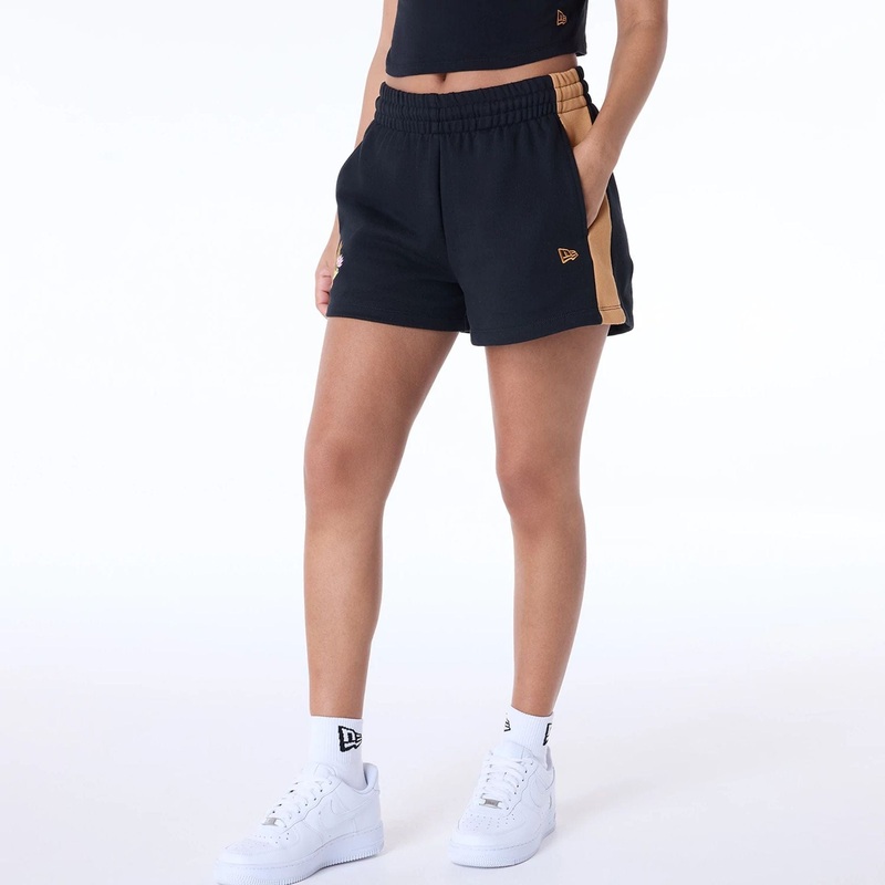 New York Yankees Womens MLB Floral Black Shorts