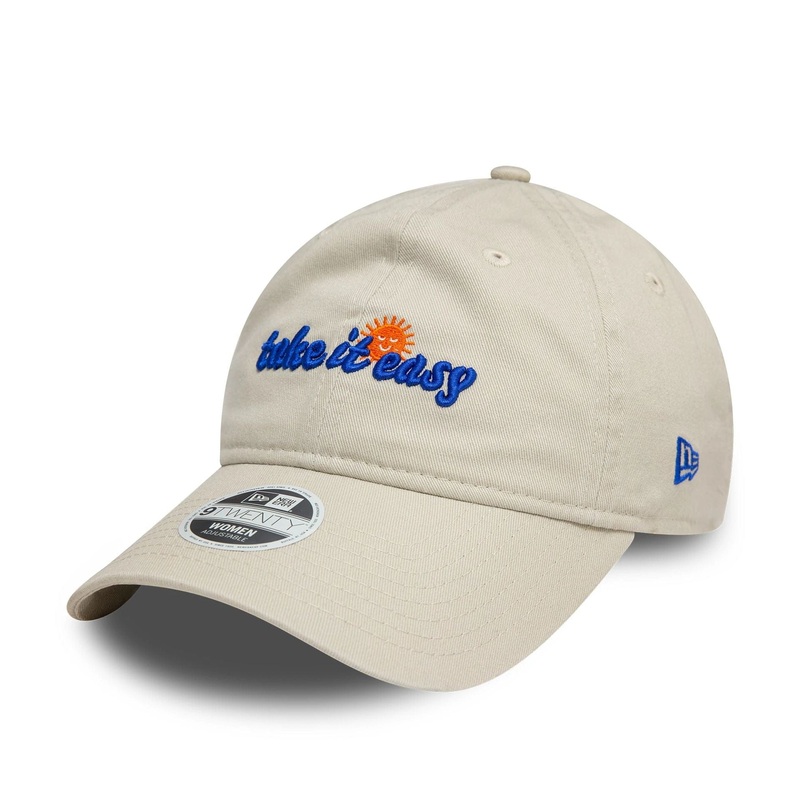 Womens New Era Phrase Cream 9TWENTY Adjustable Cap