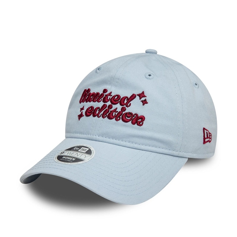 Womens New Era Phrase Pastel Blue 9TWENTY Adjustable Cap
