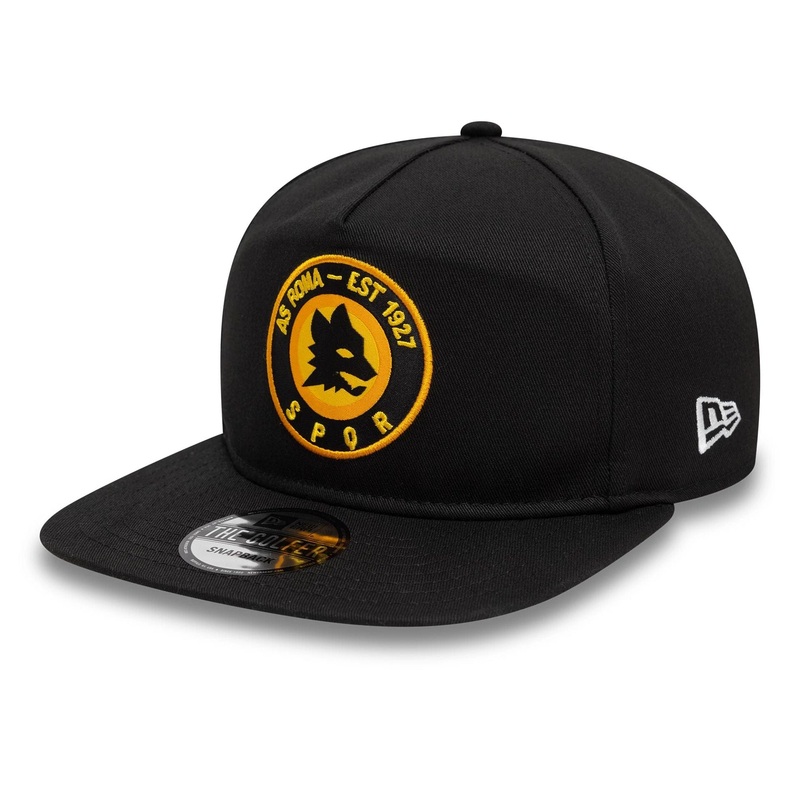 AS Roma SPQR Black Golfer Adjustable Cap