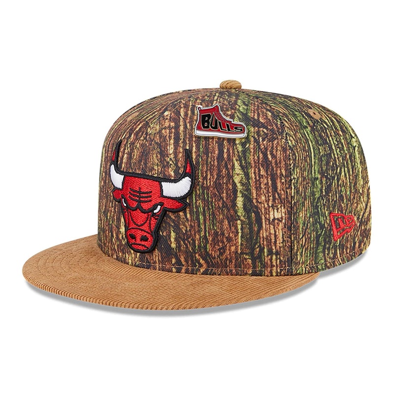 Chicago Bulls NBA All Star Game 2025 Fan Pack All Over Print Beige 9FIFTY Snapback Cap