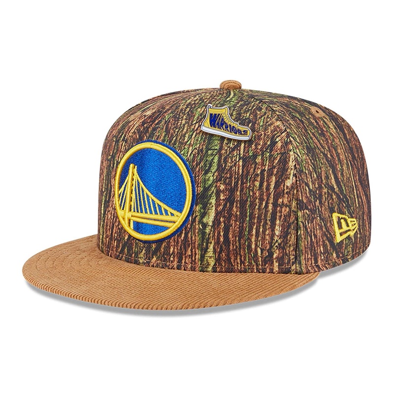Golden State Warriors NBA All Star Game 2025 Fan Pack All Over Print Beige 9FIFTY Snapback Cap