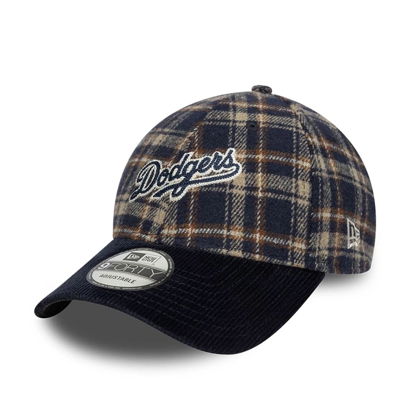 LA Dodgers Cord & Tweed Navy 9FORTY Adjustable Cap