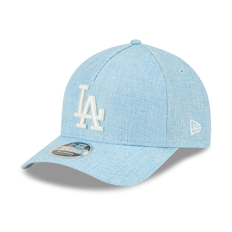 LA Dodgers Cotton Weave Pastel Blue 9FORTY M-Crown A-Frame Adjustable Cap
