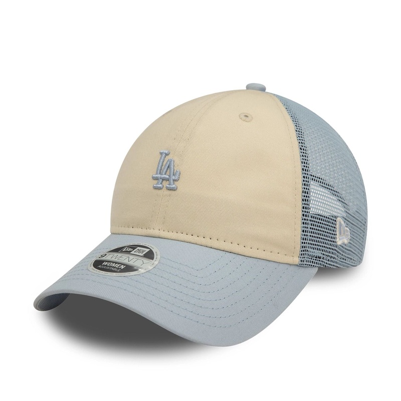 LA Dodgers Womens Pastel Blue 9TWENTY Trucker Adjustable Cap