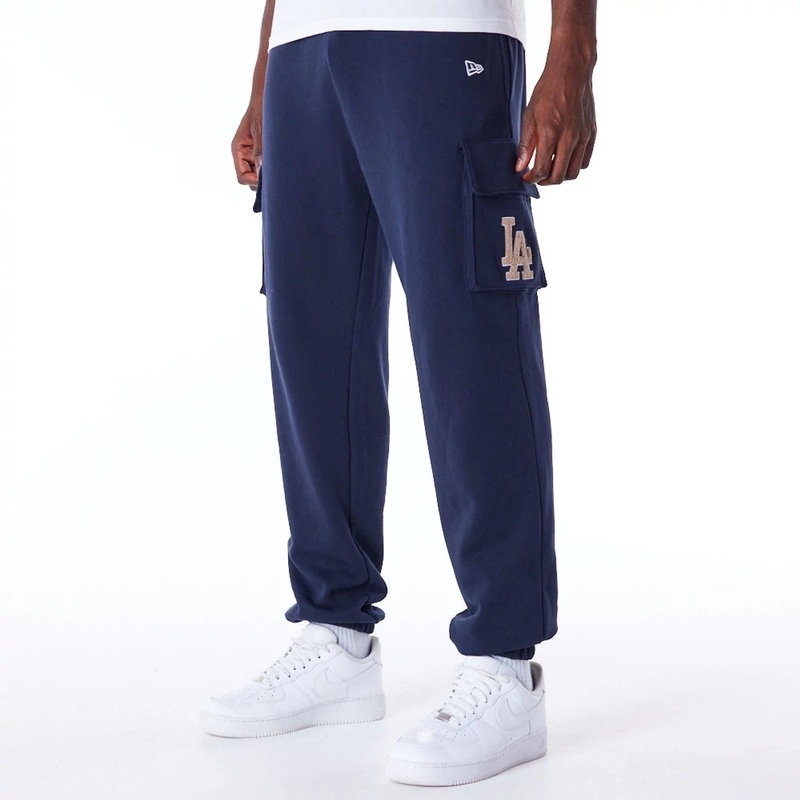 LA Dodgers World Series Navy Fleece Cargo Joggers