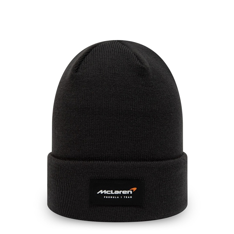 McLaren Racing Black Cuff Knit Beanie Hat