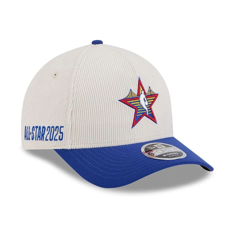 NBA All Star Game 2025 Logo Cream 9FORTY M-Crown A-Frame Adjustable Cap