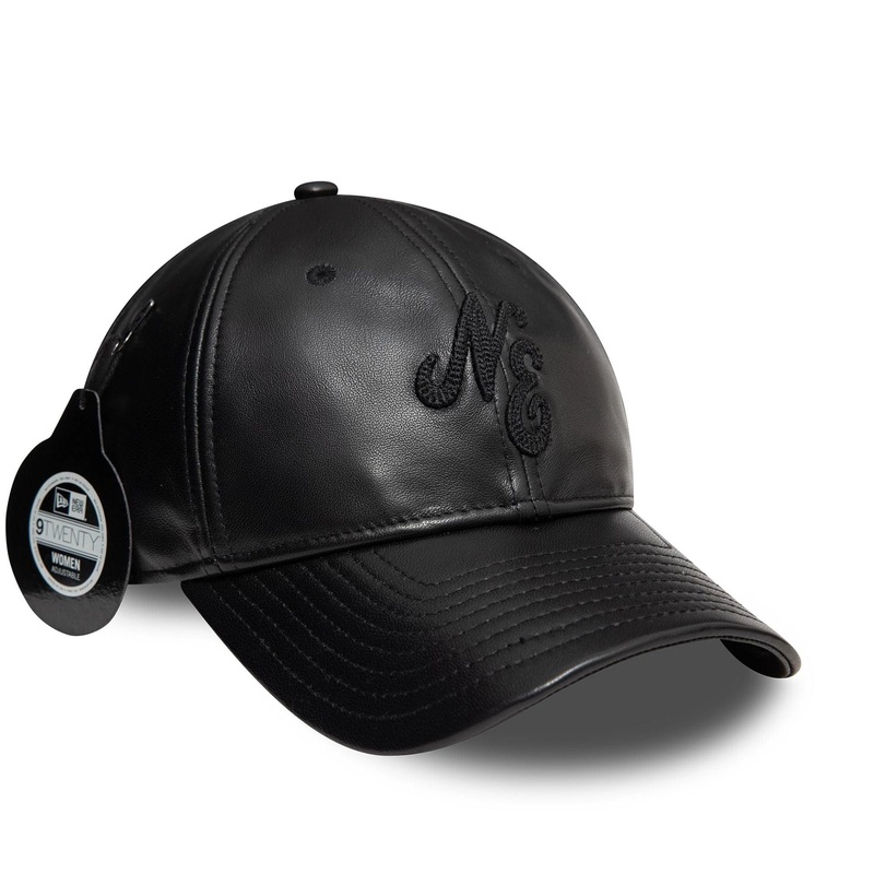 New Era Image Leather Black 9TWENTY Adjustable Cap
