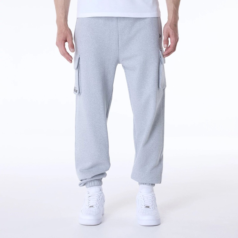 New Era Script Grey Fleece Joggers
