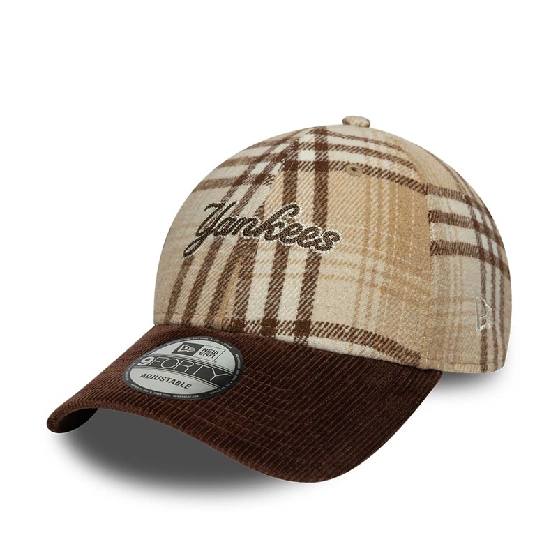 New York Yankees Cord & Tweed Brown 9FORTY Adjustable Cap