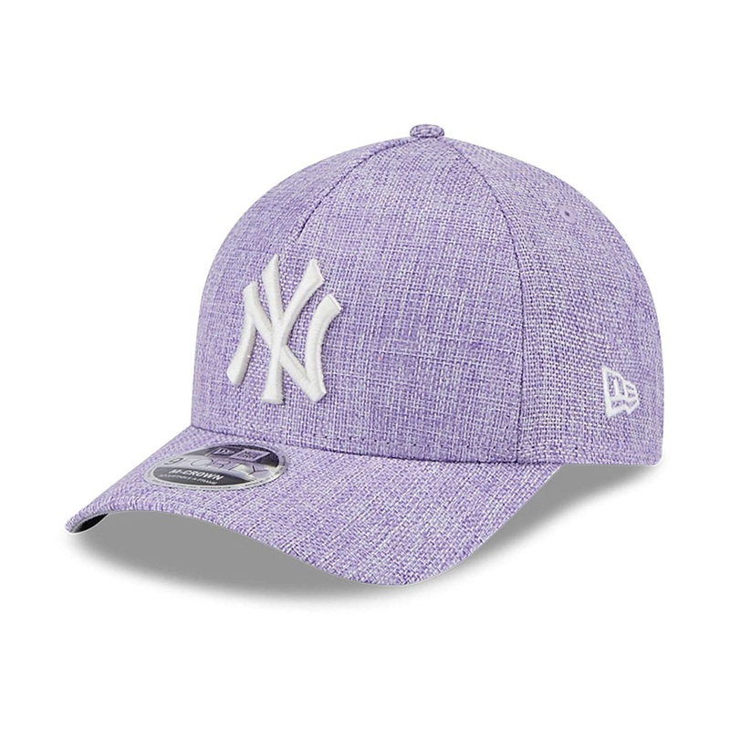 New York Yankees Cotton Weave Pastel Purple 9FORTY M-Crown A-Frame Adjustable Cap