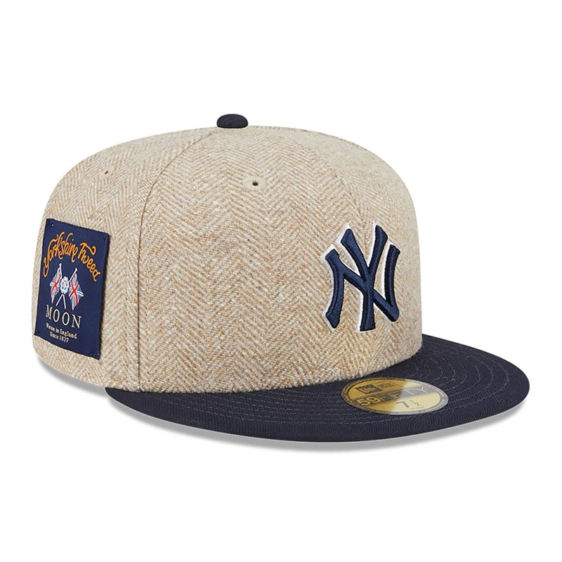 New York Yankees Herringbone Moon Cream 59FIFTY Fitted Cap