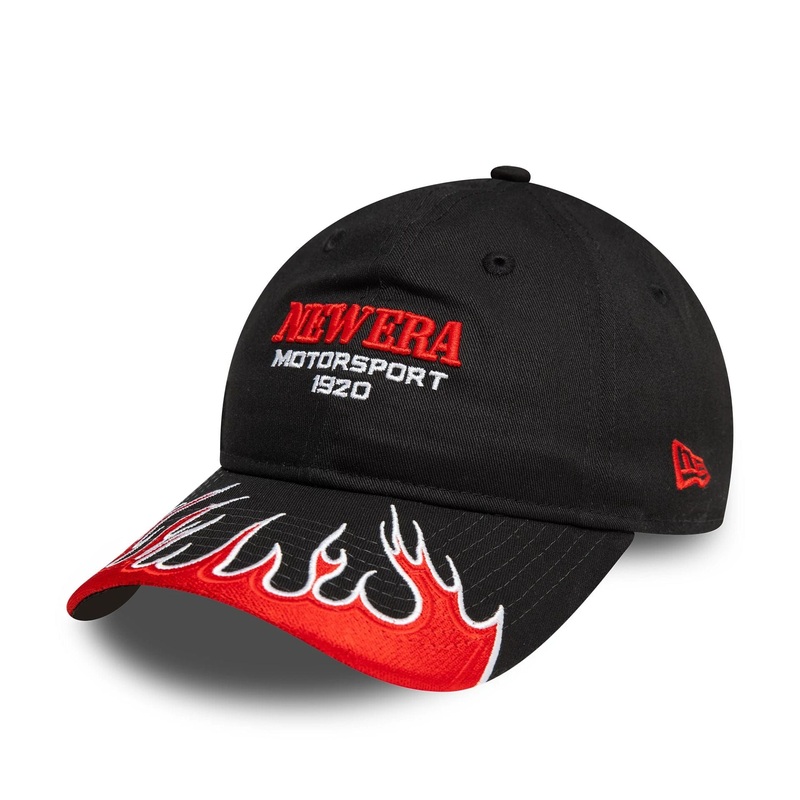 Womens New Era Flame Visor Black 9TWENTY Adjustable Cap