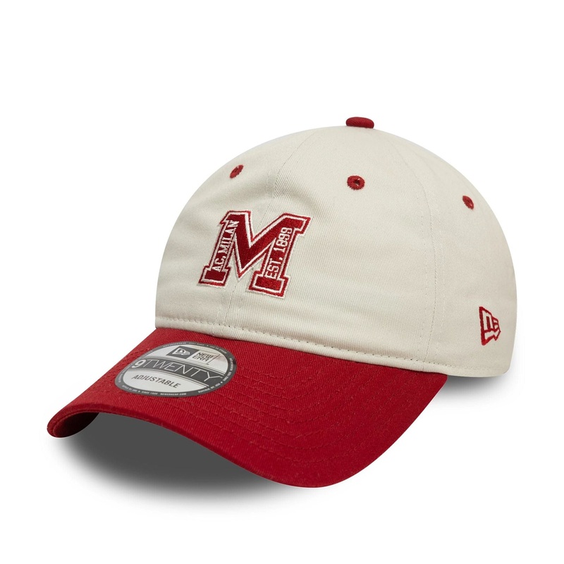 AC Milan Contrast Visor Cream 9TWENTY Adjustable Cap