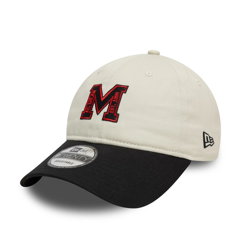 AC Milan M Logo Cream 9TWENTY Adjustable Cap