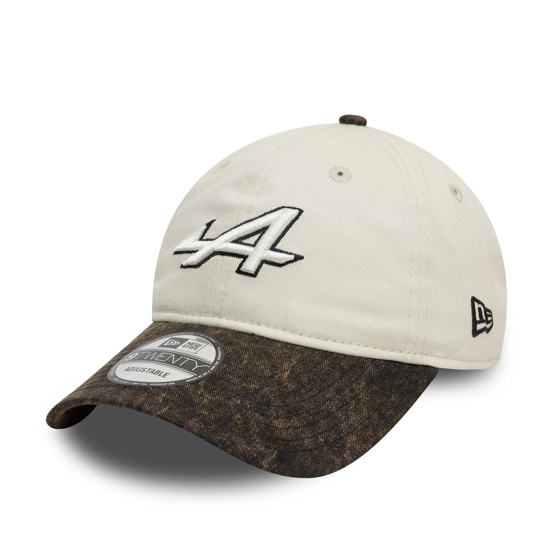 Alpine Racing Acid Wash White 9TWENTY Adjustable Cap