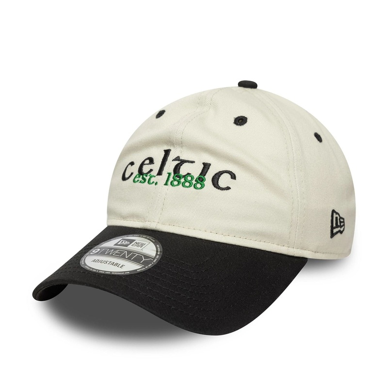 Celtic FC Contrast Visor Cream 9TWENTY Adjustable Cap