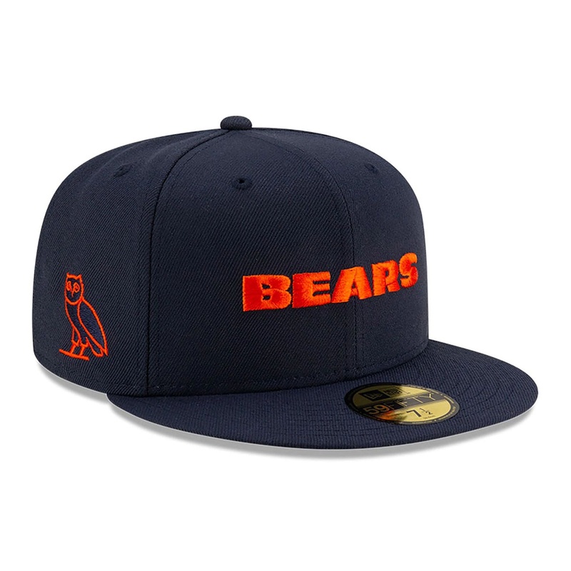 Chicago Bears OVO x NFL 2024 Navy 59FIFTY Fitted Cap