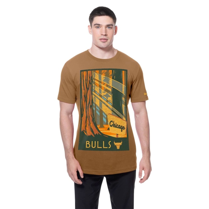 Chicago Bulls NBA All Star Game Victory Grove 2025 Beige T-Shirt