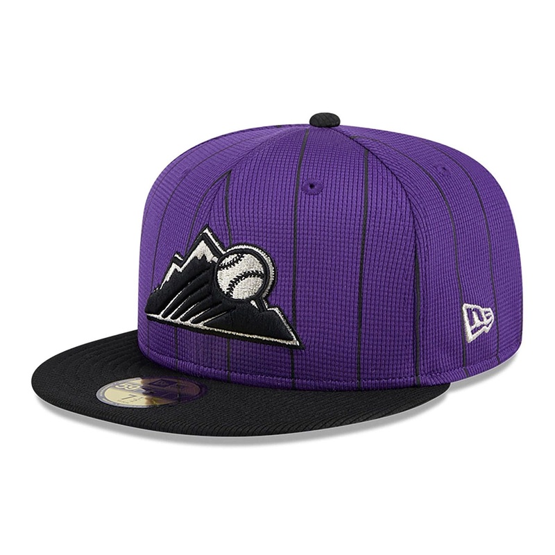 Colorado Rockies MLB Batting Practice Purple 59FIFTY Fitted Cap