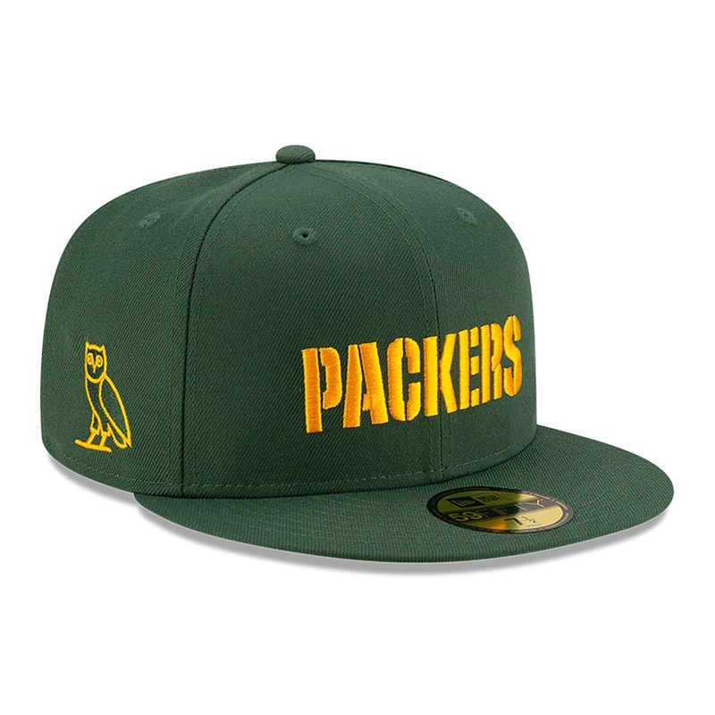 Green Bay Packers OVO x NFL 2024 Dark Green 59FIFTY Fitted Cap